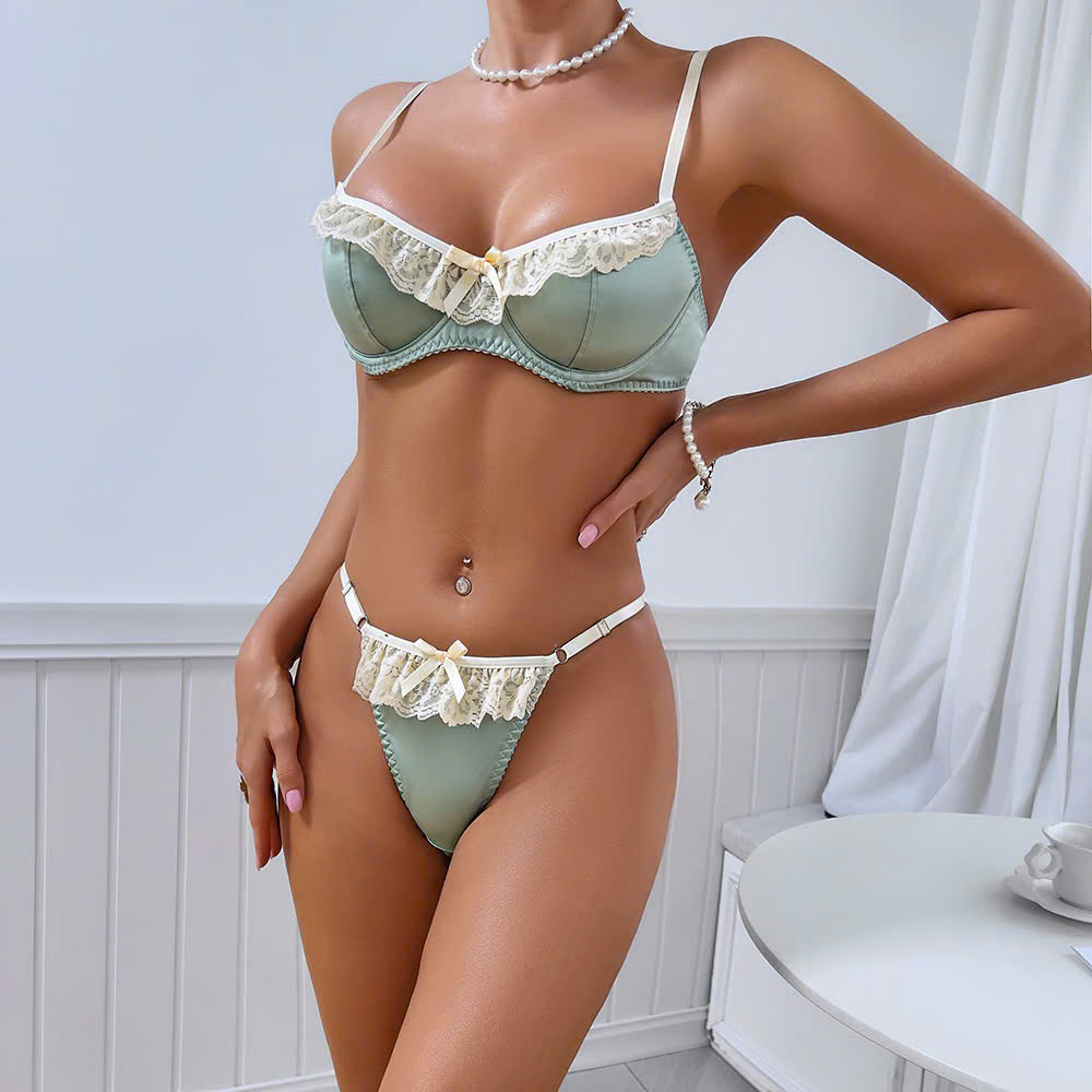 Bộ Bra Phối Ren Thoải Mái