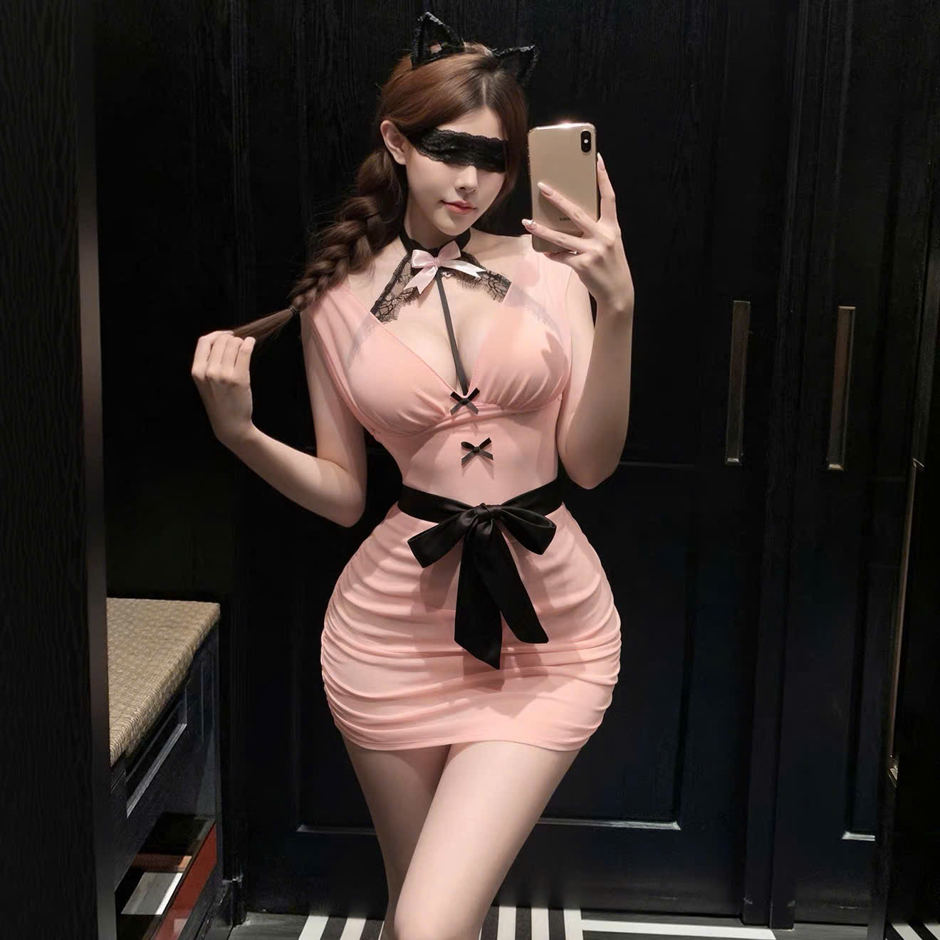 Set Đồ Ngủ Cosplay Bé Mèo
