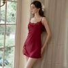 Set Váy Ngủ Satin Phối Ren