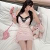Váy Ngủ Dáng Suông Chấm Bi